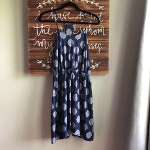 Dark Blue Sundress or beach coverup